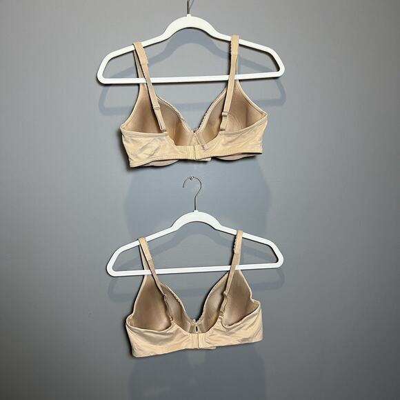 Lot Of 2 Victoria Secret Body By Victoria Bras 2 Nude Size 36D - Picture 6 of 9